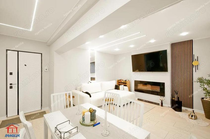 Vanzare apartament cu 3 camere, zona Micro 20 ( Doi Cocosi), mobilat si utilat modern - 8