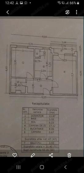 Apartament 2 camere Slobozia, IL - 7