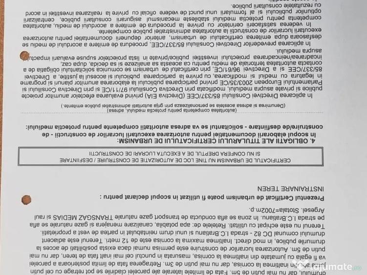 Teren intravilan de vanzare 7.002 mp - Deschidere 70 m la bulevard | Mioveni - 4