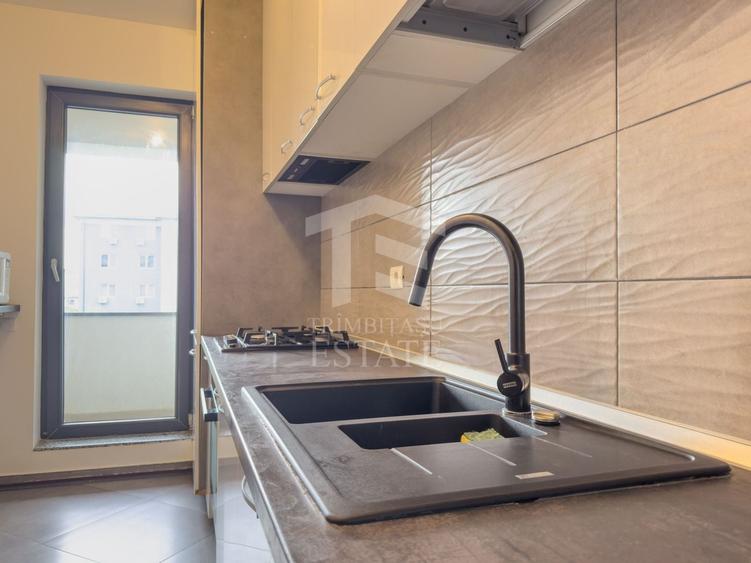 Apartament cu 2 camere decomandat, mobilat în Exterior Est