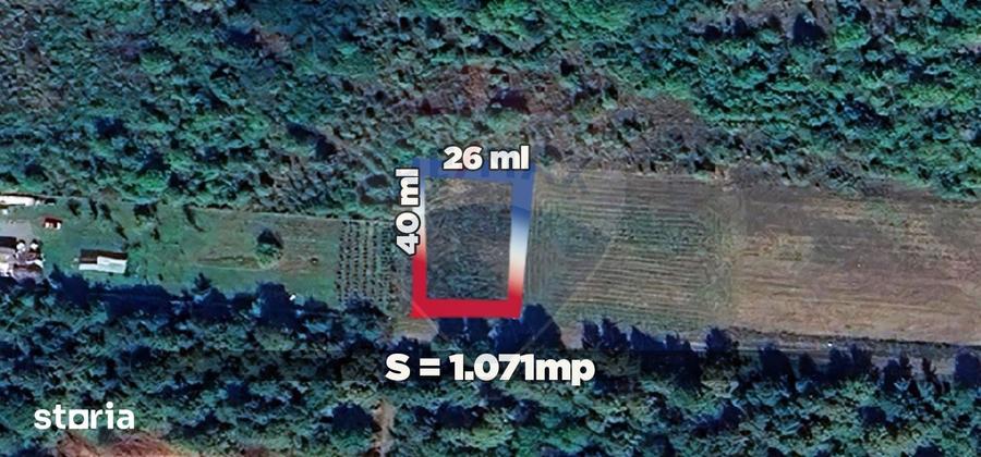 Teren de 1071 mp, în Tăuții-Măgherăuș