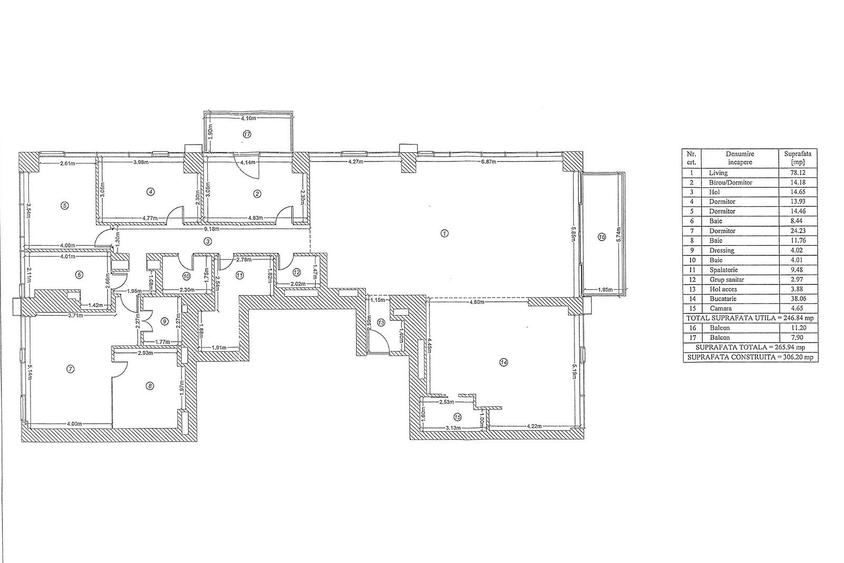 LUXURY APARTMENT 260 SQM OF SPECTACULAR VIEWS FOR RENT- ONE MIRCEA ELIADE - 12