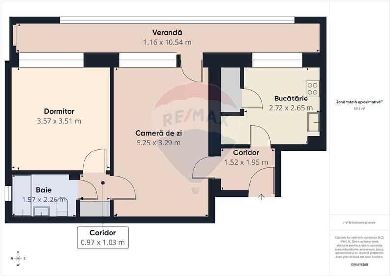 Apartament 2 camerede vânzare în zona Dristor - 11