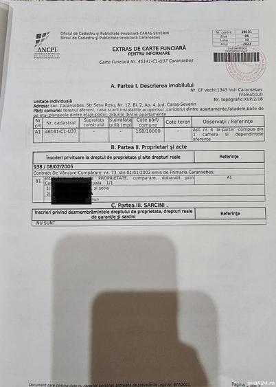 Apartament mic,cu inima mare, 31 mp de lini?te ?i poten?ial cu beci,teren,balcon locuibil,?esu Ro?u - 3