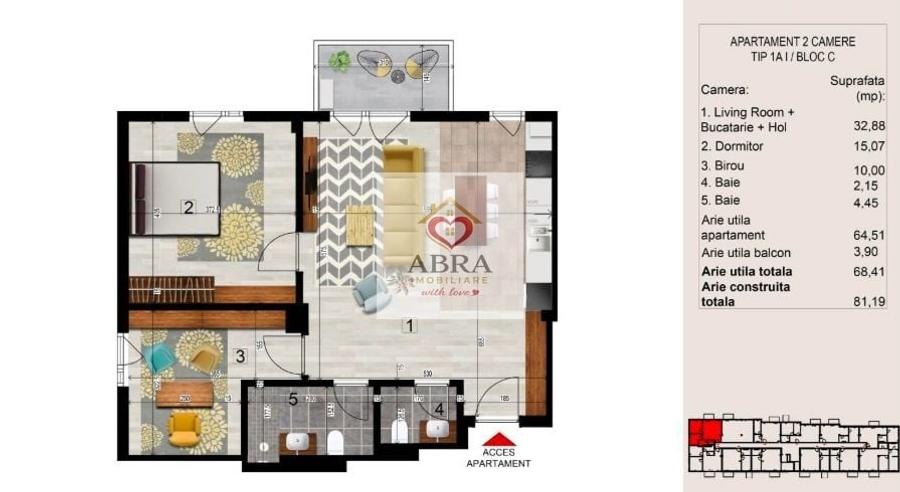 Apartament studio 2/ 3/ 4 camere cu parcare zona Baneasa - 3