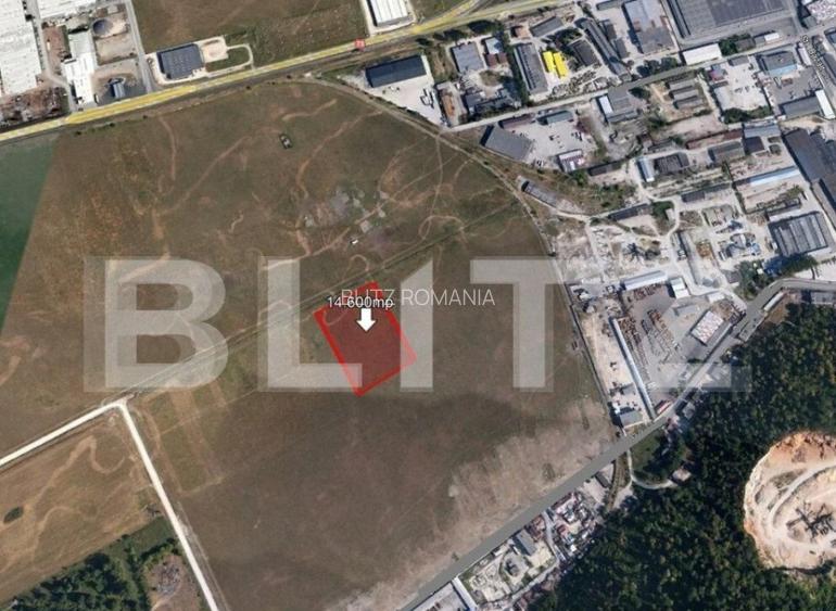 Teren de vanzare de 14600 mp in Bartolomeu, zona industriala Teren de vanzare de 14600 mp in Bartolomeu, zona industriala