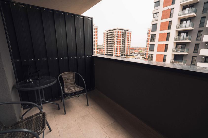 Apartament nou de inchiriat lux 2 cam et.4 Adora Park 6 parc. 2 sm.TV - 8