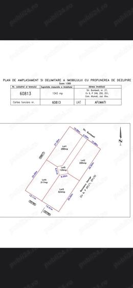 4 loturi circa 300mp fiecare in Afumati Ilfov, toate utilitatile, asfalt, zona de case - 1
