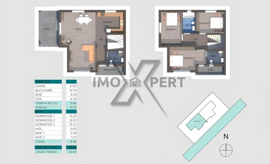 Duplex modern la intrarea in Chinteni, intr-o zona linistita cu priveliste - 5