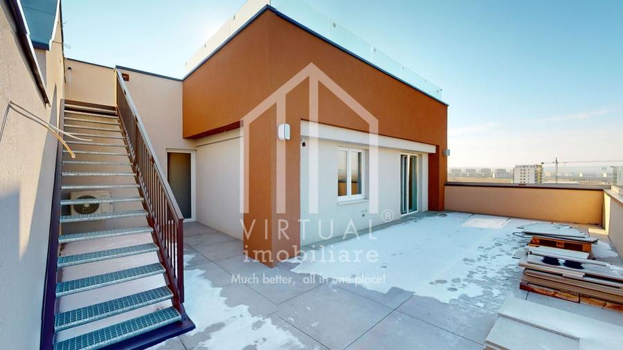 Penthouse de vanzare -3 camere, 91 mp+ 2 terase - la cheie - 1