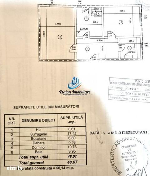 Apartament cu 2 camere decomandat în Ciupercenii Noi