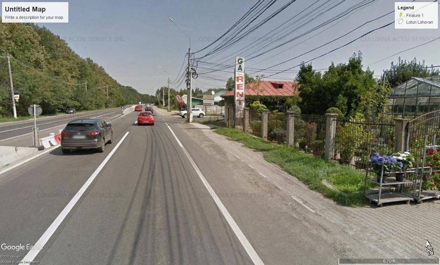 Teren Construcții intravilan de 484 mp, în Balotești