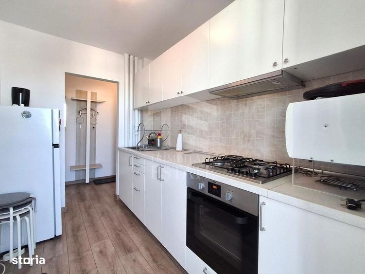 Apartament cu 3 camere, mobilat în Ștefan cel Mare