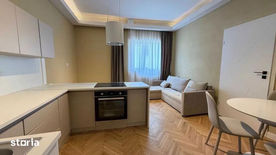 Apartament cu 2 camere, mobilat în Dorobanți