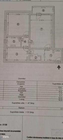 Apartament cu 2 camere semidecomandat în Trivale