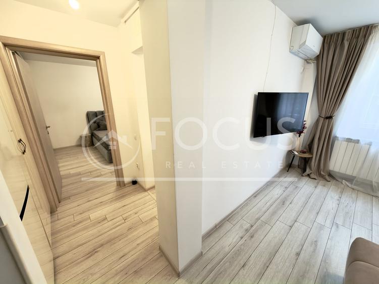 Apartament cu 2 camere decomandat, mobilat în Dorobanți
