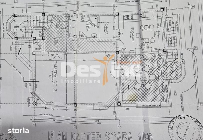 Casă cu 5 camere cu Teren 1508 Mp în Bereasca