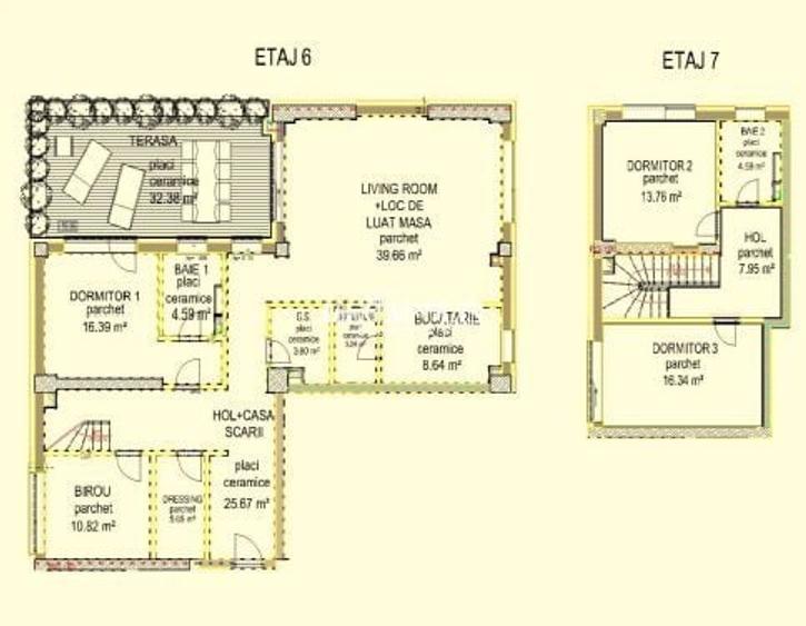 Penthouse cu 5 camere decomandat în Astra