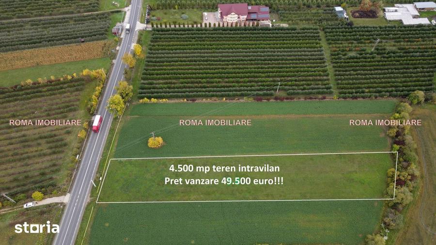 Teren de 4500 mp, în Central