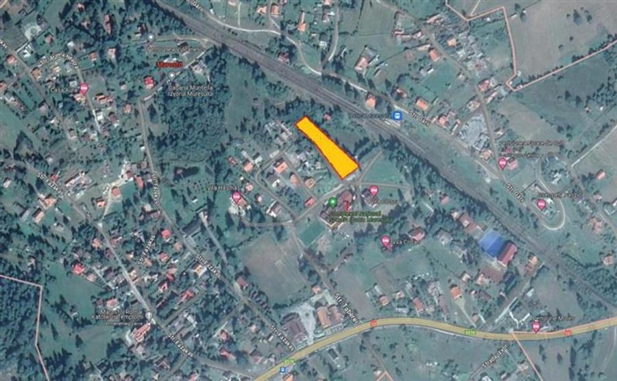 Teren Construcții intravilan de 2700 mp, în Izvoru Mureșului