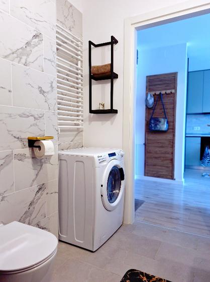 Apartament cu 2 camere semidecomandat, mobilat în Băneasa