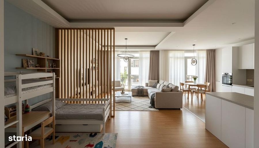 Apartament cu 2 camere, mobilat în Central