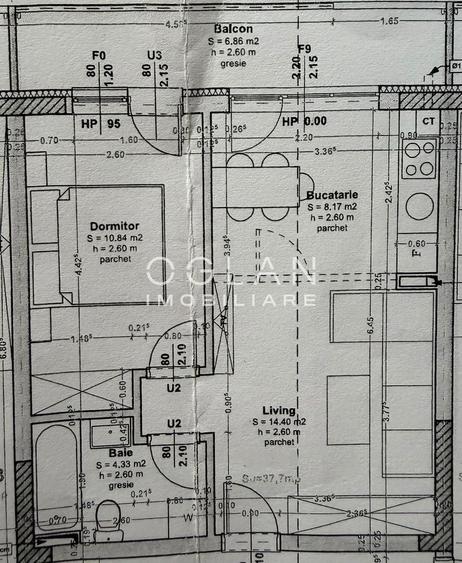 Apartament cu 2 camere semidecomandat în Vest