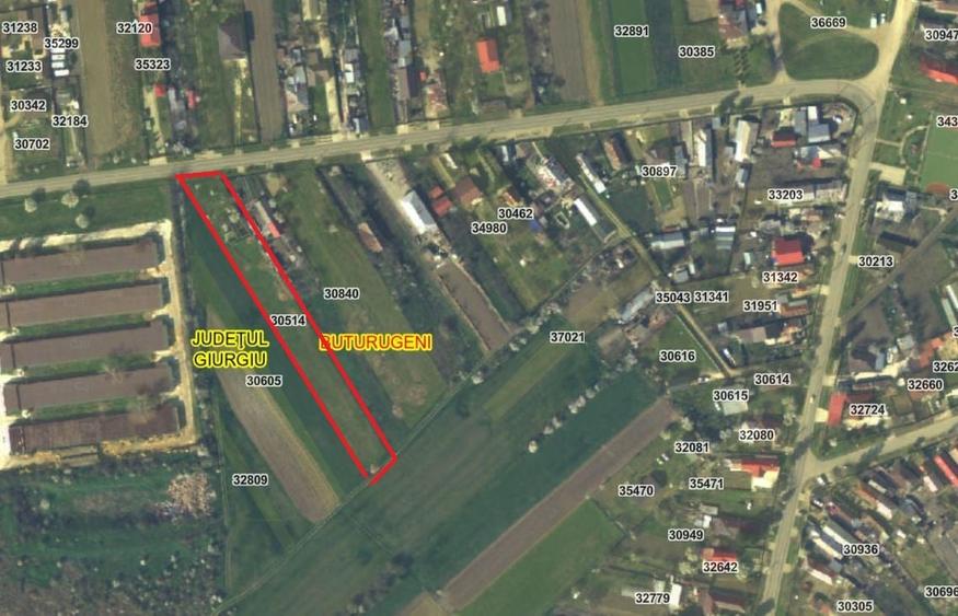 Teren Construcții intravilan de 2720 mp, în Buturugeni