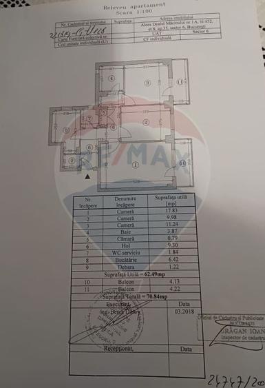 Apartament cu 3 camere decomandat în Drumul Taberei