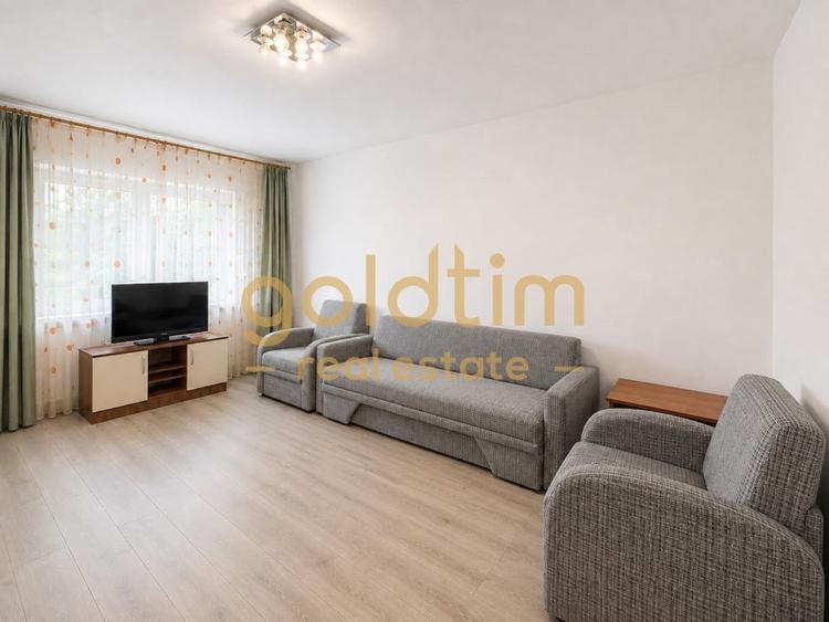 Apartament cu 2 camere semidecomandat, mobilat în Băneasa