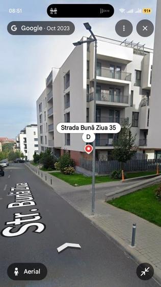 Apartament cu 2 camere semidecomandat, mobilat în Bună Ziua
