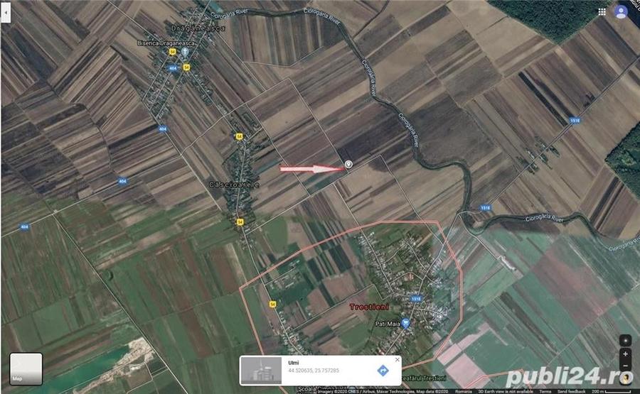 Teren de 7100 mp, în Trestieni