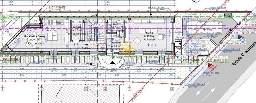 Casă cu 3 camere cu Canalizare în Bună Ziua
