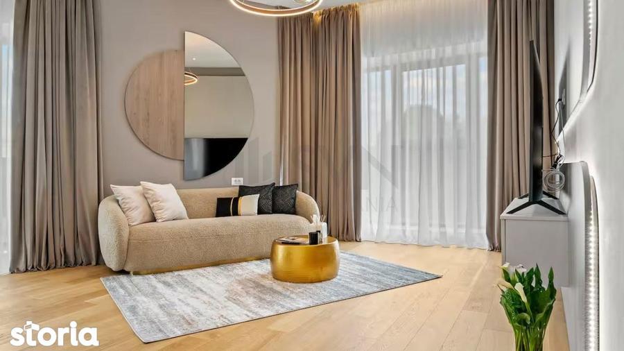 Apartament cu 3 camere, mobilat în Tei