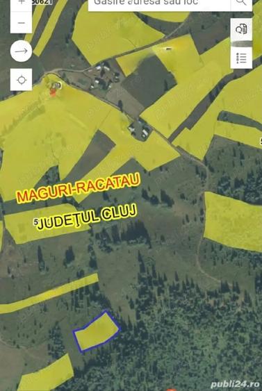Teren de 1000 mp, în Măguri