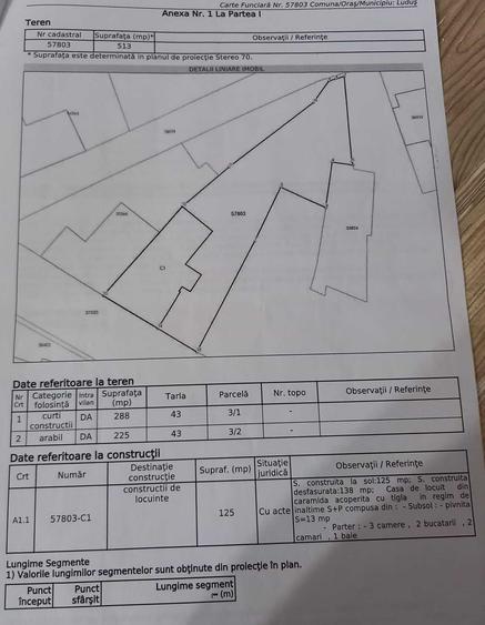 Casă cu 3 camere în Central