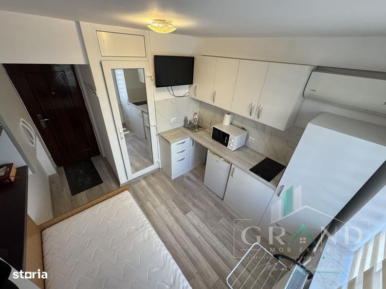 Garsoniera renovata complet | 12 mp | Etaj 1 | Mobilier pe comanda | - 1