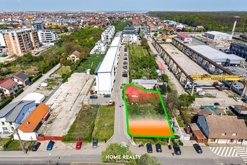 Teren Construcții intravilan de 879 mp, în Lipovei