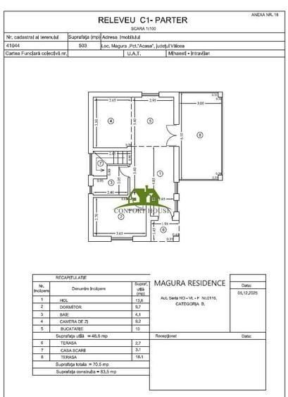 Casă cu 5 camere cu Teren 503 Mp în Mihăești
