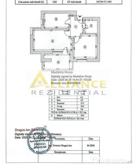 Apartament cu 2 camere decomandat în Exterior Vest