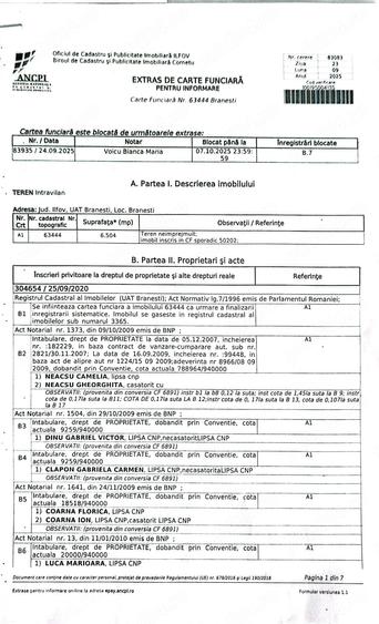 Teren de 496 mp, în Exterior Vest