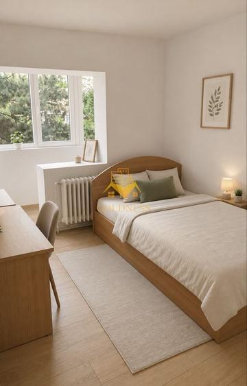 Apartament cu 3 camere decomandat, mobilat în Plopilor