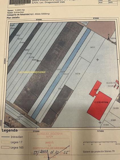 Teren de 15000 mp, în Dragomirești-Deal