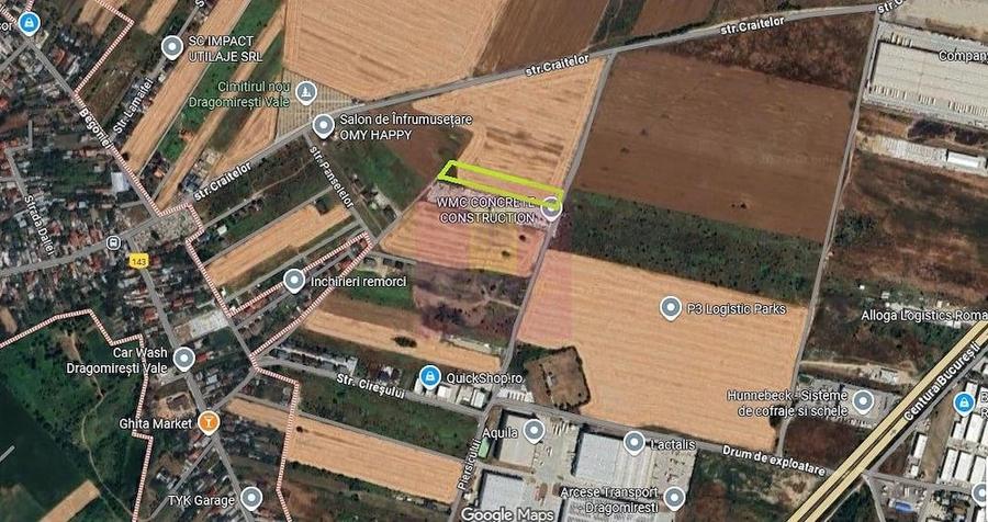 Dragomiresti-Vale, langa ?oseaua de Centura, pretabil hale, productie - 3