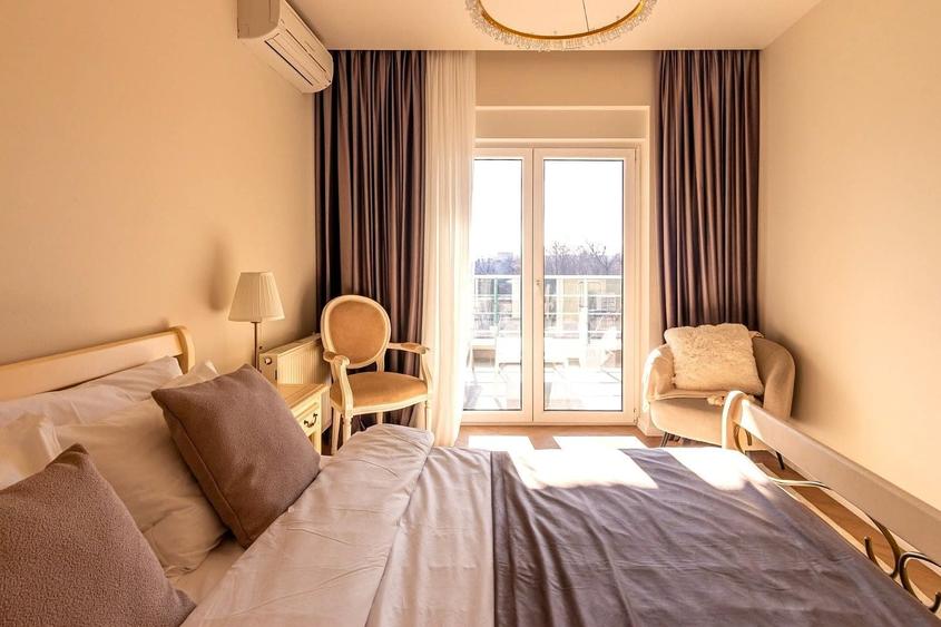 Apartament cu 3 camere, mobilat în Herăstrău