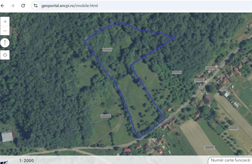 Teren Construcții extravilan de 14075 mp, în Crișcior