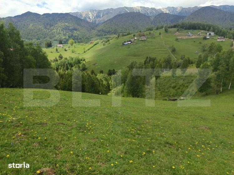 Teren cu fundatie de cabana, intabulat, 1.093 mp Satul Pestera, co - 7