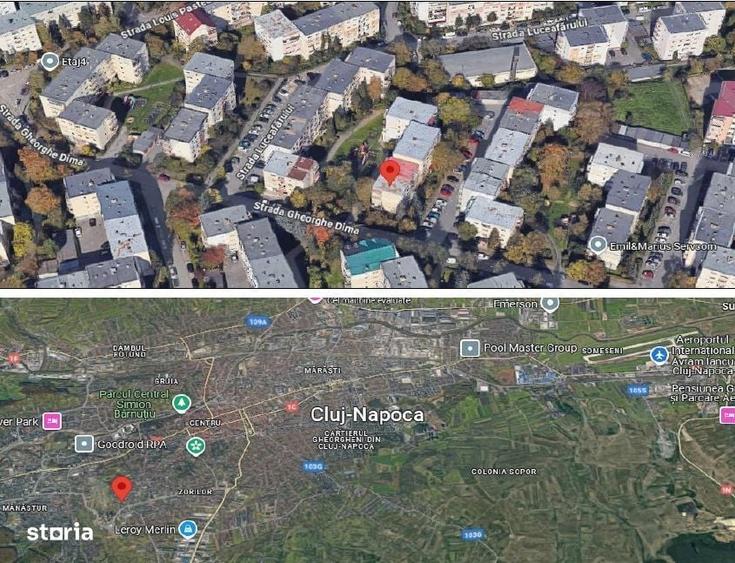 Cota de 1/2 din apartament 2 camere, Cluj-Napoca, Jud. Cluj - 1