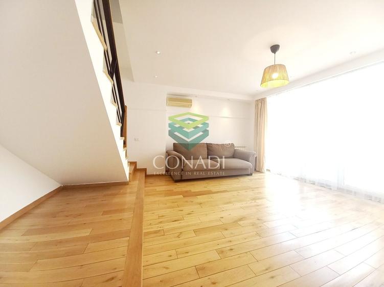 Apartament cu 3 camere semidecomandat, mobilat în Herăstrău