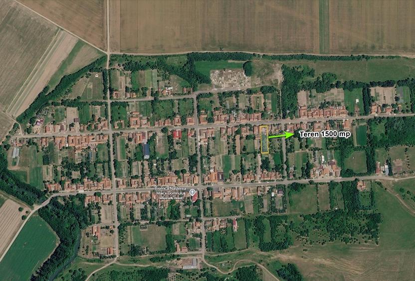Teren intravilan de 1500 mp, în Gruni